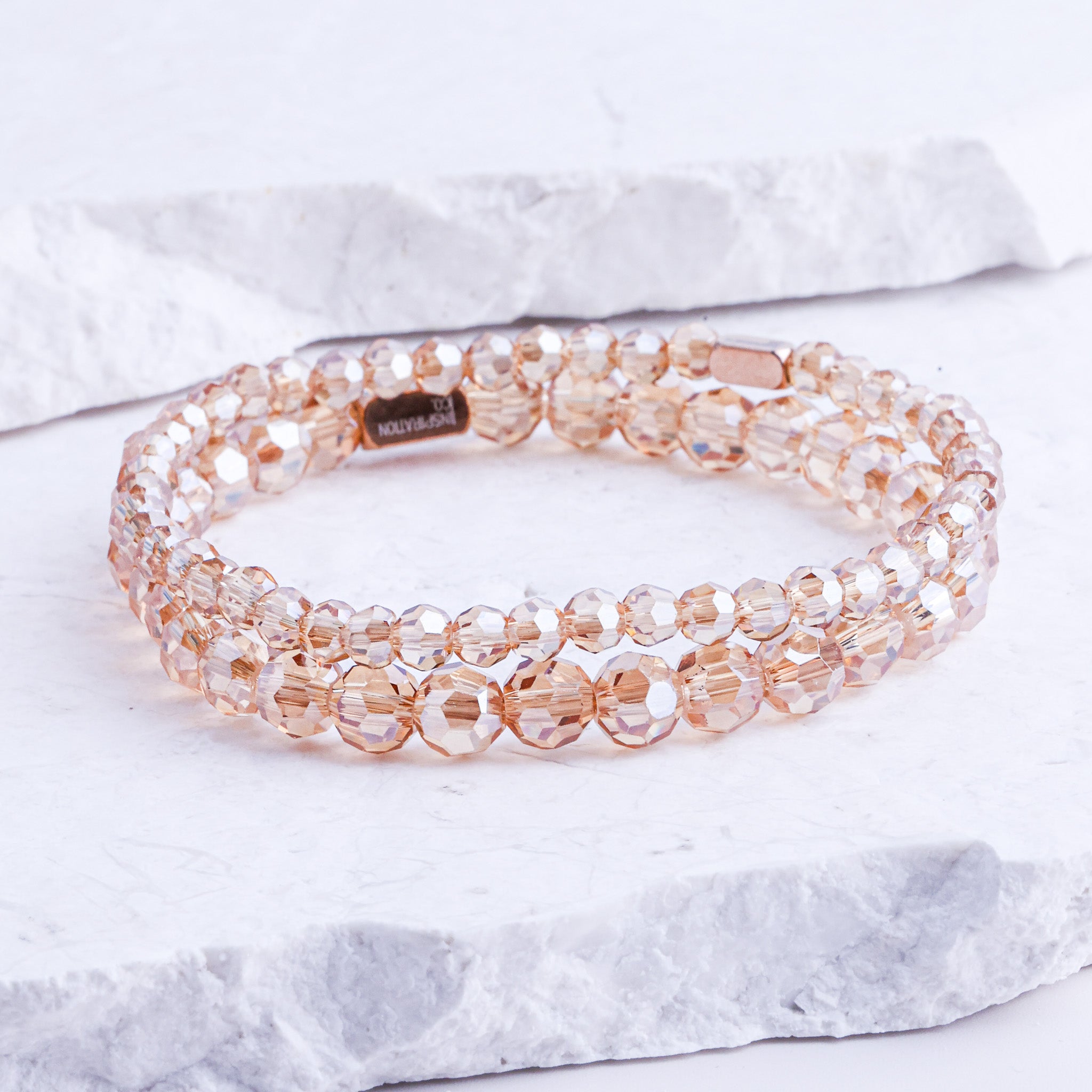 AMBER CRYSTAL- ACCENT BRACELET
