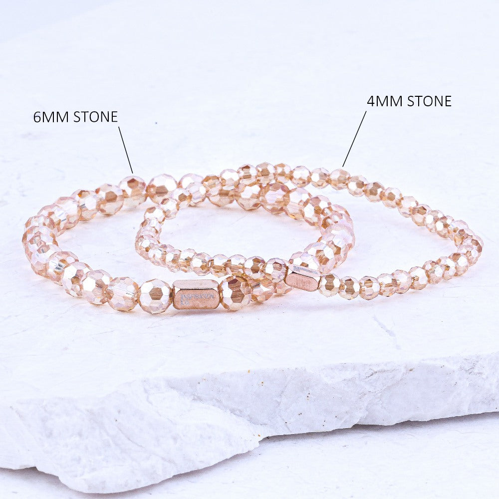 AMBER CRYSTAL- ACCENT BRACELET