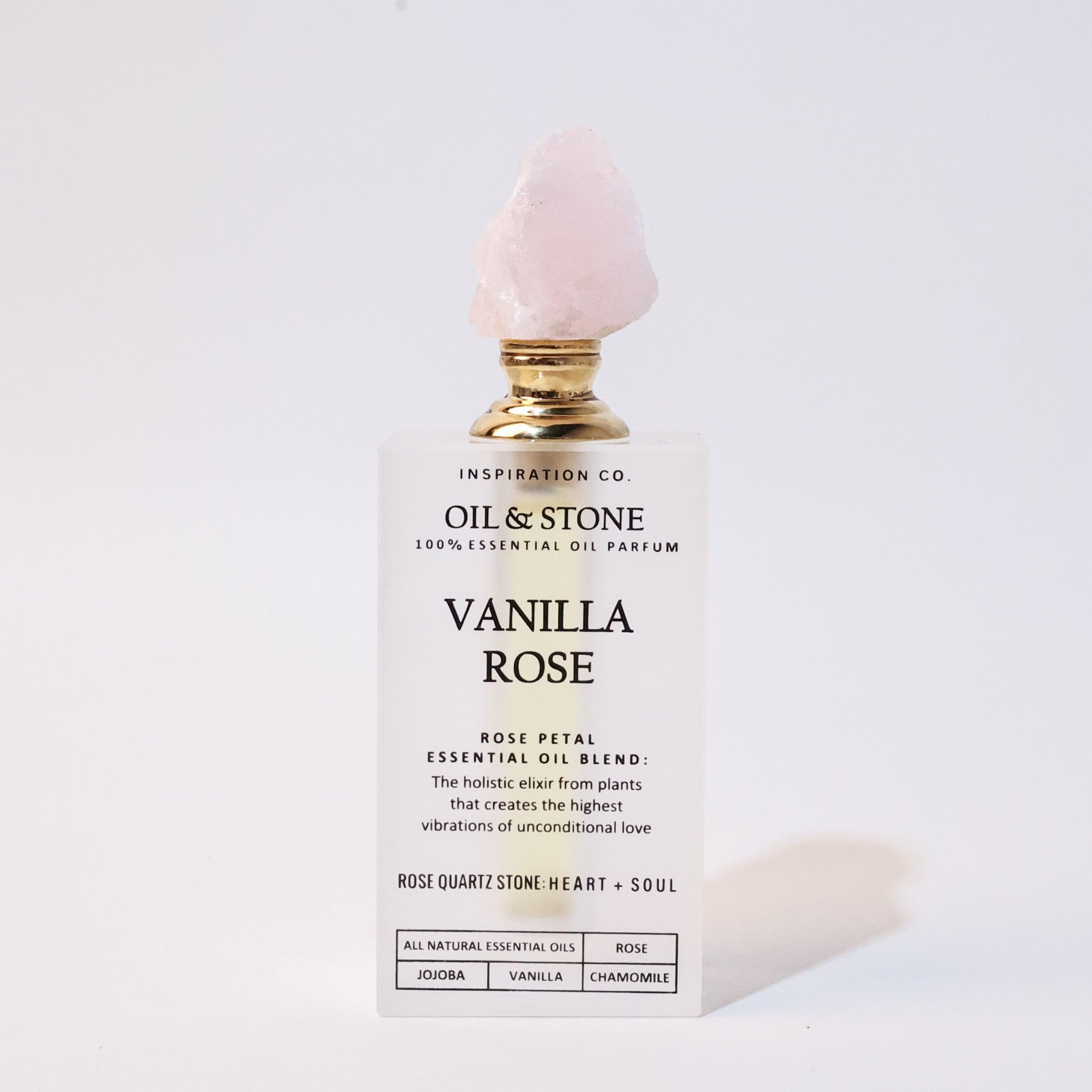 VANILLA ROSE - ROSE QUARTZ PREMIUM OIL PERFUME