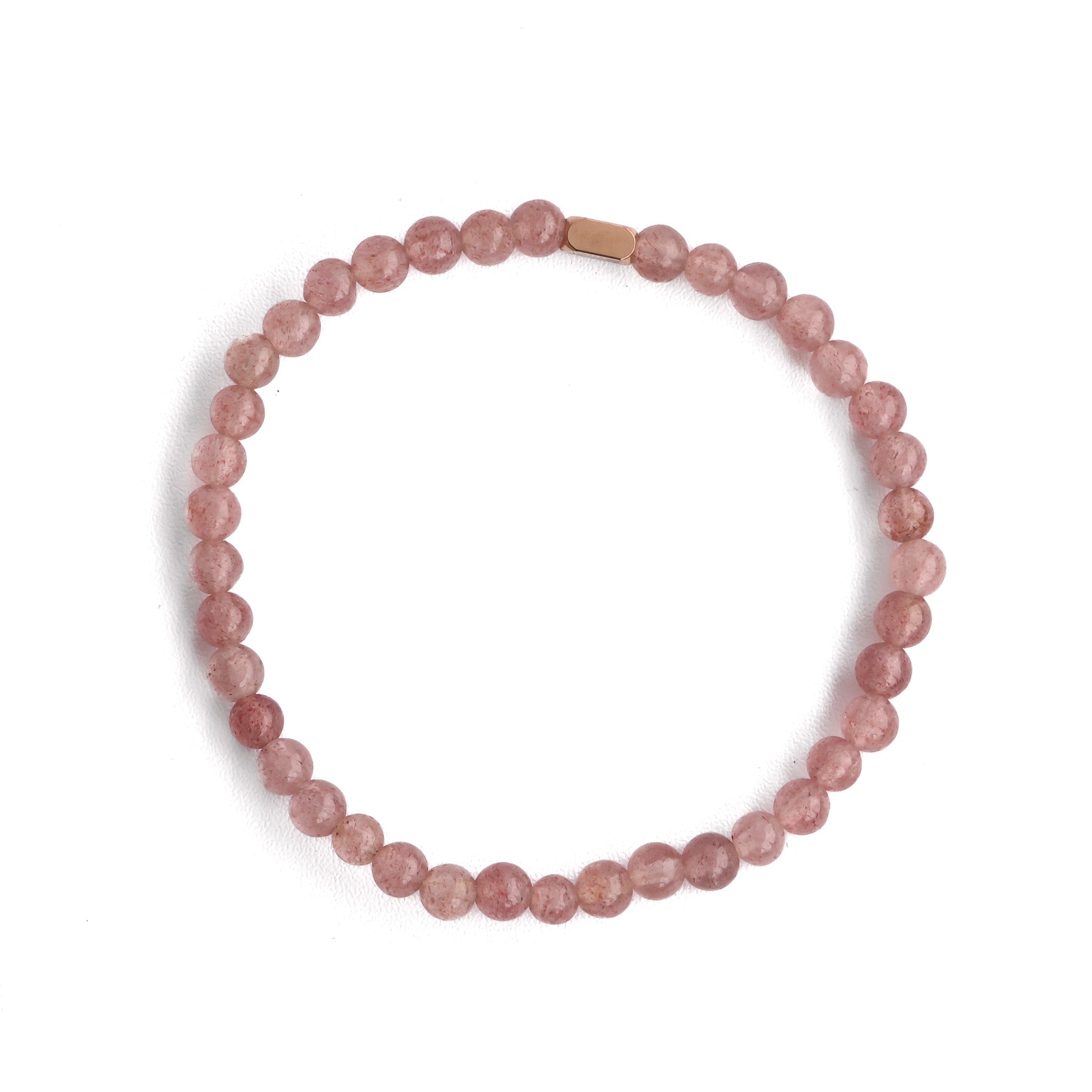 PINK QUARTZ- ACCENT BRACELET
