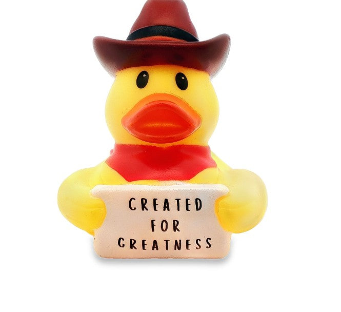 DUCKY NOTE - CREATED FOR GREATNESS
