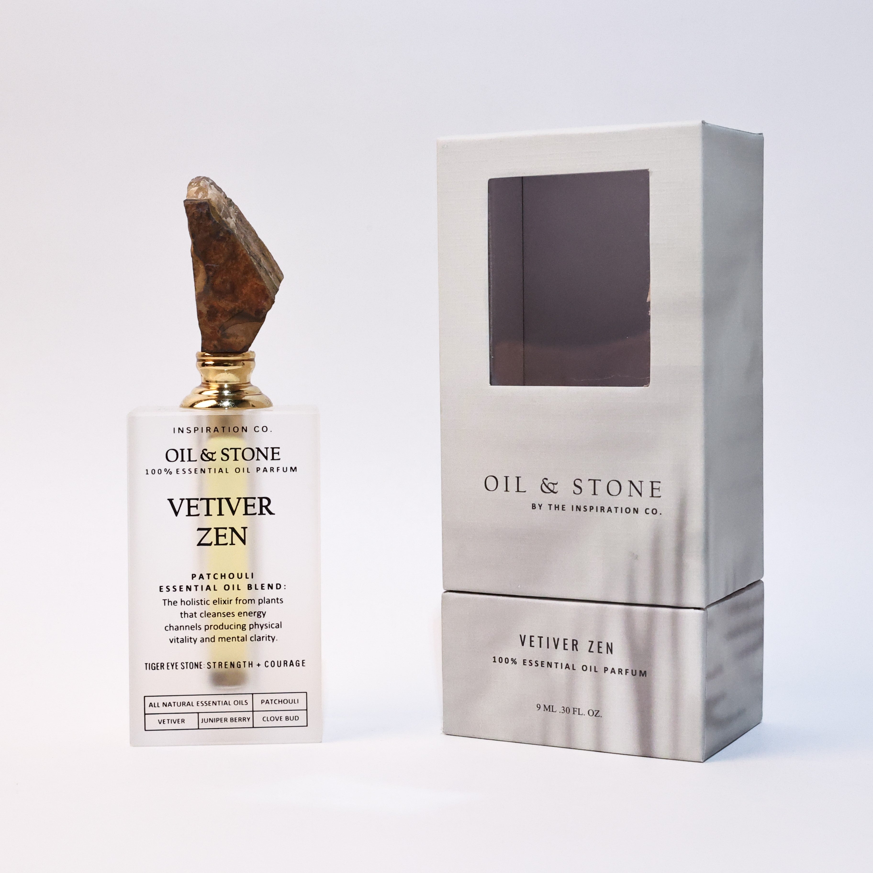 TRANQUIL OASIS / VETIVER ZEN- TIGERSEYE PREMIUM OIL PERFUME