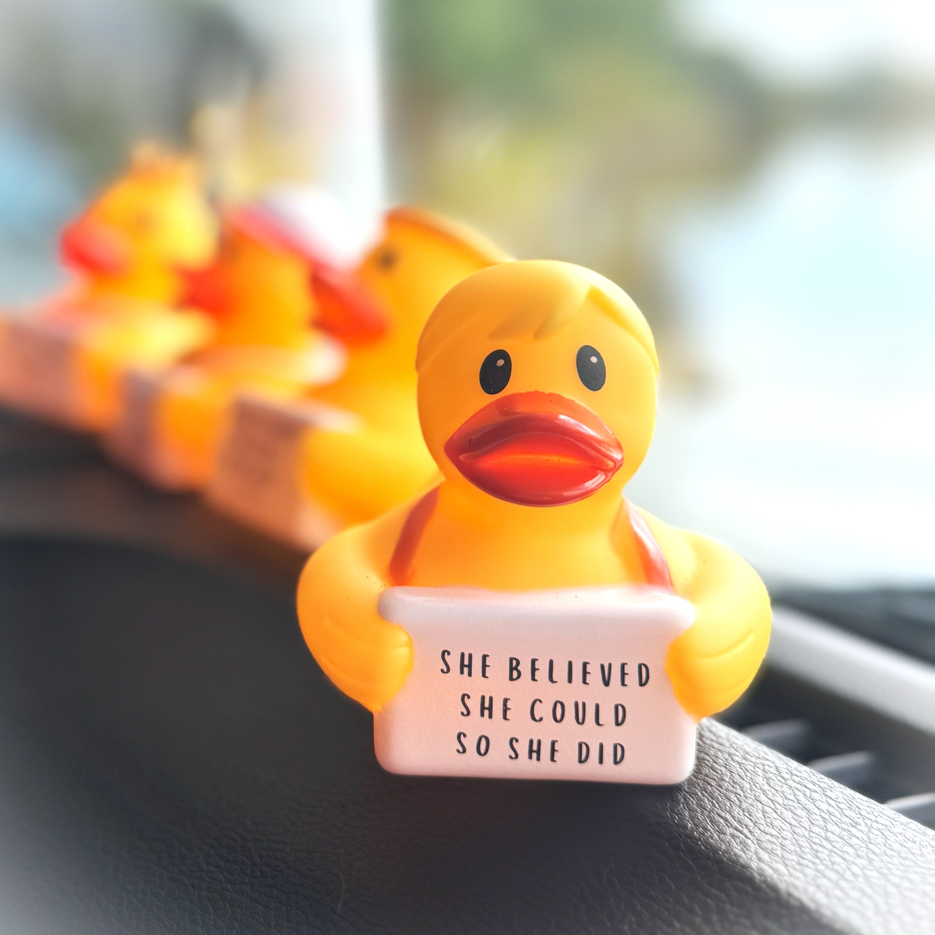 DUCKY NOTE - SHE BELIEVED SHE COULD SO SHE DID