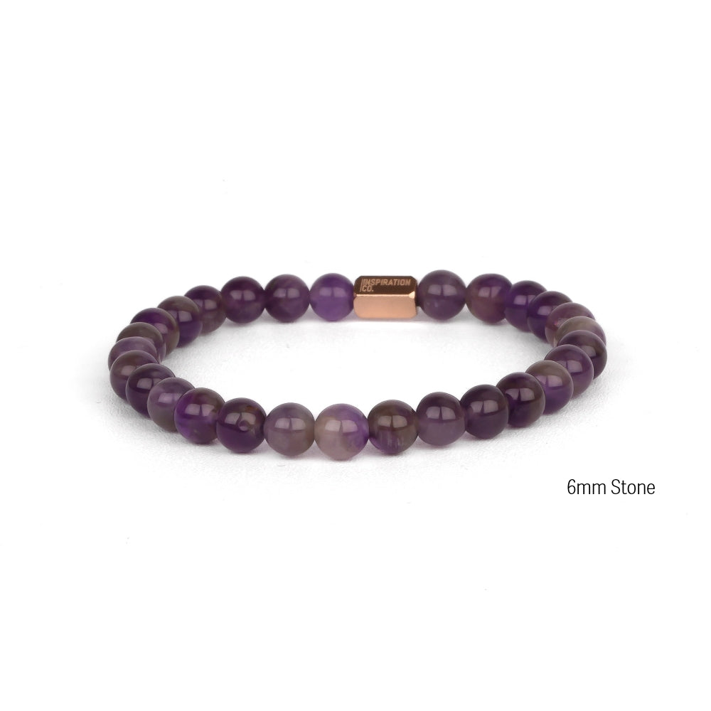 AMETHYST- ACCENT BRACELET
