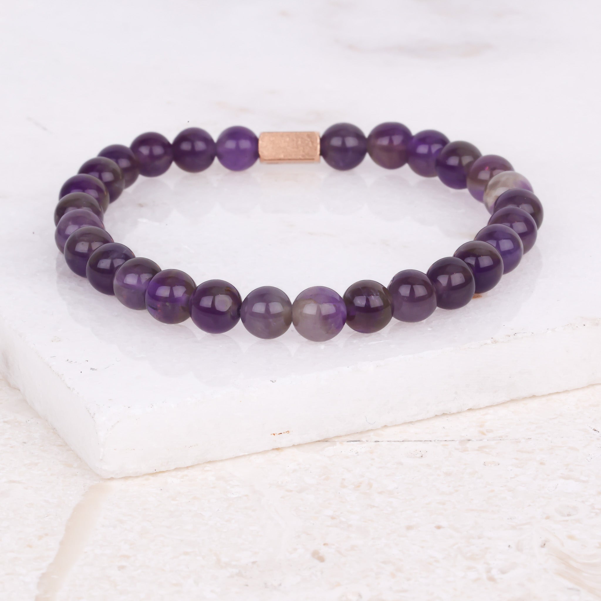 AMETHYST- ACCENT BRACELET